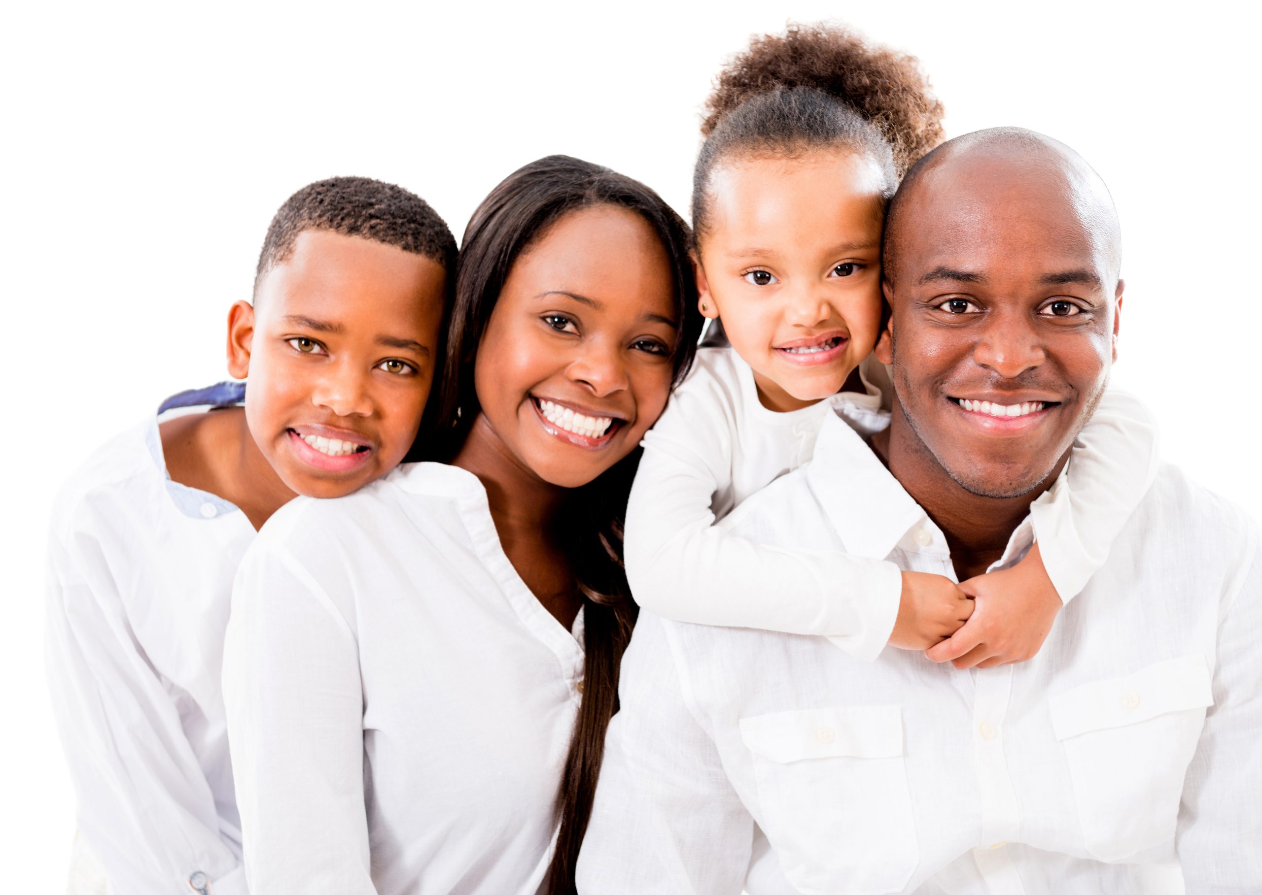 Happy family portrait